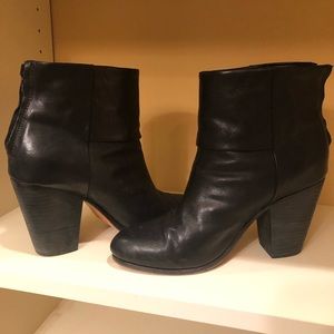 rag & bone black leather boots! Great shape!